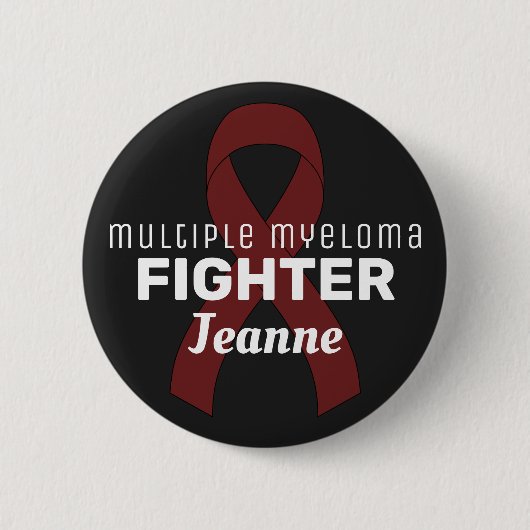 Multiples Myelom Ribbon Black Button (Vorderseite)