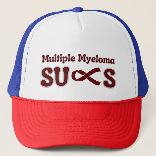 Multiples Myelom Sind zum Kotzen Trucker Hat Truckerkappe (Vorderseite)