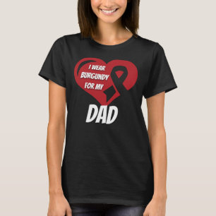 Multiples Myelom trage ich Burgund für meinen Vat T-Shirt