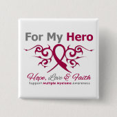 Multiples Myelom Tribal Ribbon Hero Button (Vorderseite)