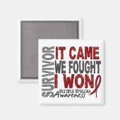 Multiples Myelom Überleben Es kam, dass wir kämpft Magnet (Vorderseite/Rückseite)