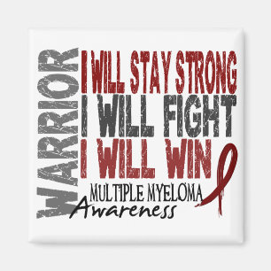 Multiples Myelom Warrior Magnet