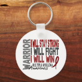 Multiples Myelom Warrior Schlüsselanhänger (Vorderseite)