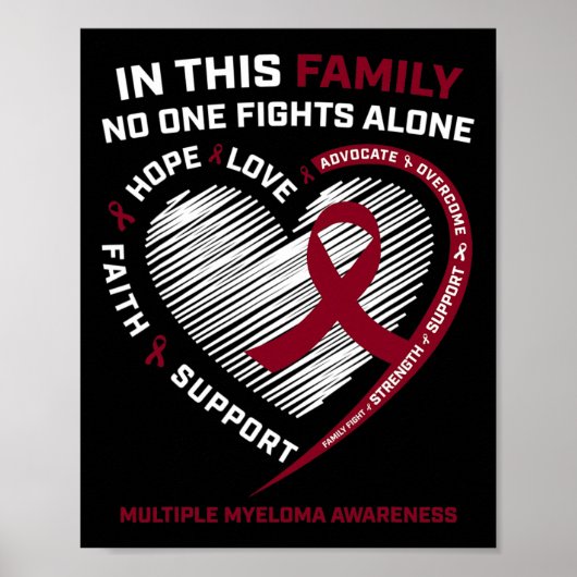 Multiples Myeloma Awareness Products Sister Vater  Poster (Vorne)