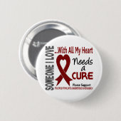 Multiples Myeloma benötigt eine Heilung 3 Button (Vorne & Hinten)