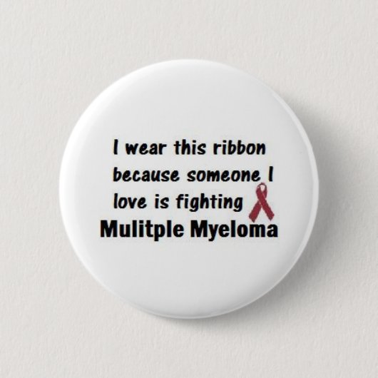 Multiples Myeloma Button (Vorderseite)