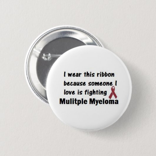 Multiples Myeloma Button (Vorne & Hinten)