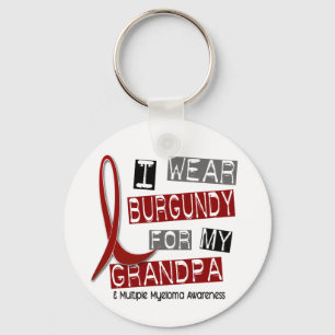 MULTIPLES MYELOMA I Abnutzung Burgunder für meine Schlüsselanhänger