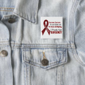 Multiples Myeloma I tragen stolz Burgunder 1 Button (Beispiel)