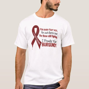 Multiples Myeloma I tragen stolz Burgunder 1 T-Shirt