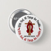 Multiples Myeloma MIT GOTT-KREUZ 1 Button (Vorne & Hinten)