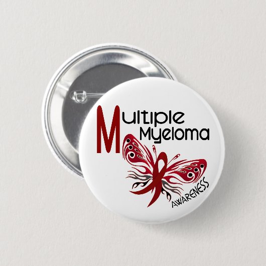 Multiples Myeloma SCHMETTERLING 3,1 Button (Vorne & Hinten)