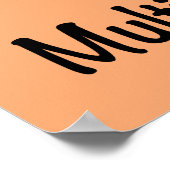 Multiples Sklerose-Bewusstsein Band mit Schmetterl Poster (Ecke)