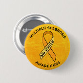 Multiples Sklerose-Bewusstsein MS Multifunktionsle Button (Vorne & Hinten)