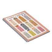 Multiplikation Table School Bildung Learning Notizblock (Rechte Seite)