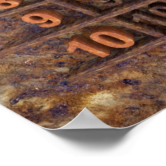 Multiplikations-/Zeittabelle Poster (Ecke)