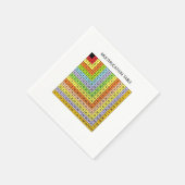 "Multiplikationsdiagramm" Serviette (Ecke)