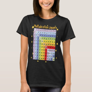 Multiplikationsplattform Fun Math Chart Kids The T-Shirt