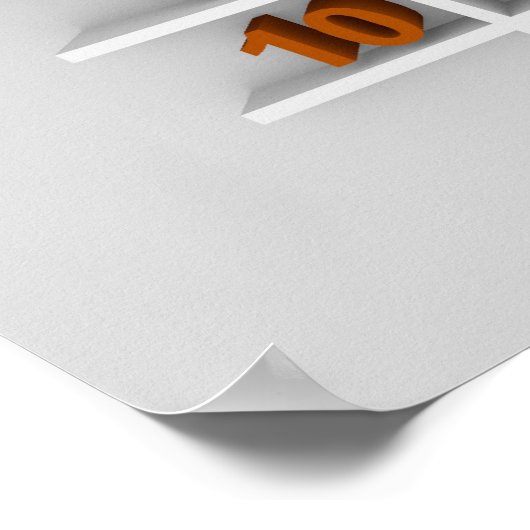 Multiplikationstabelle Poster (Ecke)