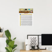 Multiplikationstabelle Poster Chart (Heimbüro)