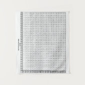 Multiplikationstabelle Wandteppich (Vorderseite)