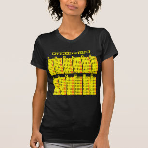 Multiplikationstabellen - Mathematik T-Shirt
