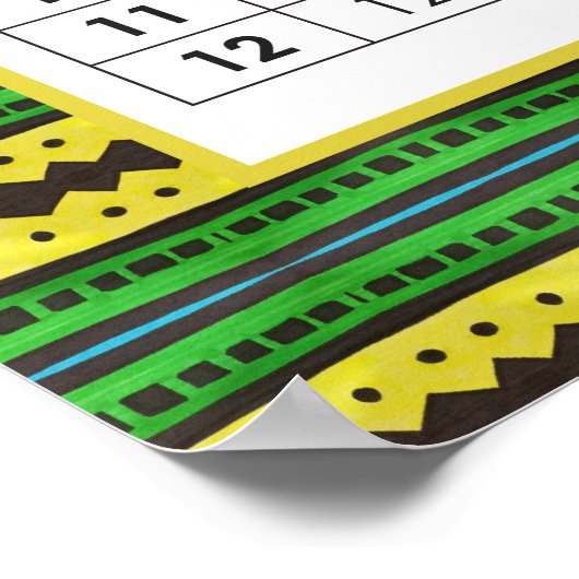 Multiplikationstabellen Poster (Ecke)