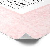 Multiplikationstabellen Poster (Ecke)