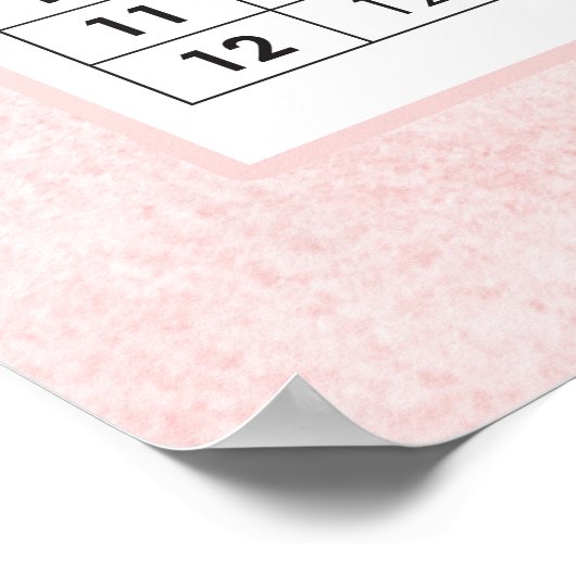 Multiplikationstabellen Poster (Ecke)