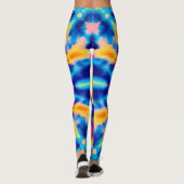 Multiprint-Leggings in Retro-Krawatte Leggings (Rückseite)