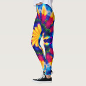 Multiprint-Leggings in Retro-Krawatte Leggings (Links)