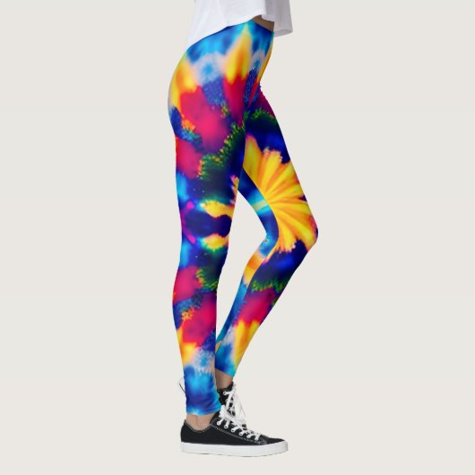 Multiprint-Leggings in Retro-Krawatte Leggings (Rechts)