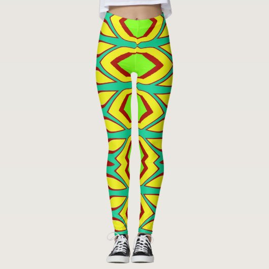 Multiprint "Ratti_Creative_Arts" Leggings (Vorderseite)