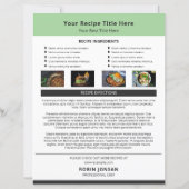 Multipurpose Food Postcard Flyer Template (Rückseite)