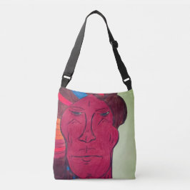 Multiracial Art Crossbody Bag Tragetaschen Mit Langen Trägern