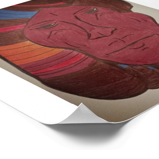 Multiracial Art Poster (Ecke)