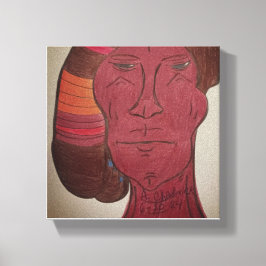 Multiracial Art Stretched Canvas Print Leinwanddruck
