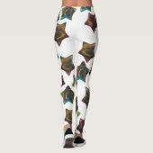 Multirainbow-Stars Leggings (Rückseite)