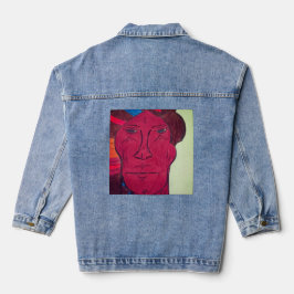 Multirassige Kunst-Denimjacke Jeansjacke