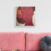 Multirassige Kunst Leinwanddruck gespannt (Insitu (Wohnzimmer))