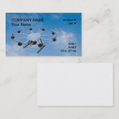 multirotor Überwachungsdrohne Visitenkarte (Vorne/Hinten)