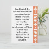 Multispielermodus in der korallenroten einladung (Stehend Vorderseite)