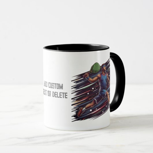 Multisport Pickleballer Basketball Pickleball Tasse (VorderseiteRechts)