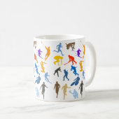 Multisport-Themendesign für die Silhouette Kaffeetasse (VorderseiteRechts)