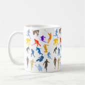 Multisport-Themendesign für die Silhouette Kaffeetasse (Links)