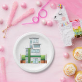 Multistorey House Pappteller (Party)