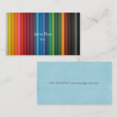 Multistreifen FarbVisitenkarte Visitenkarte (Vorne/Hinten)