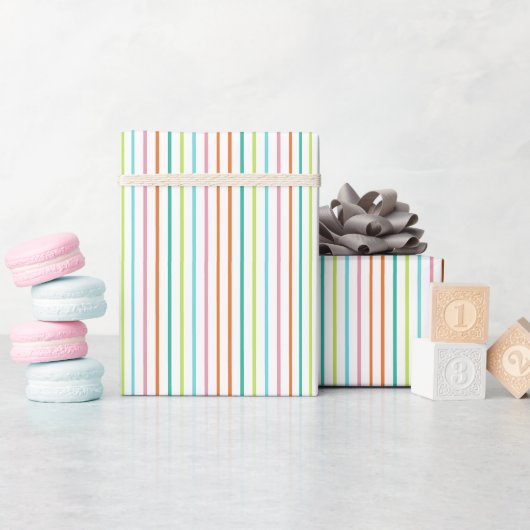 Multistrichen Geschenkpapier (Babyparty)