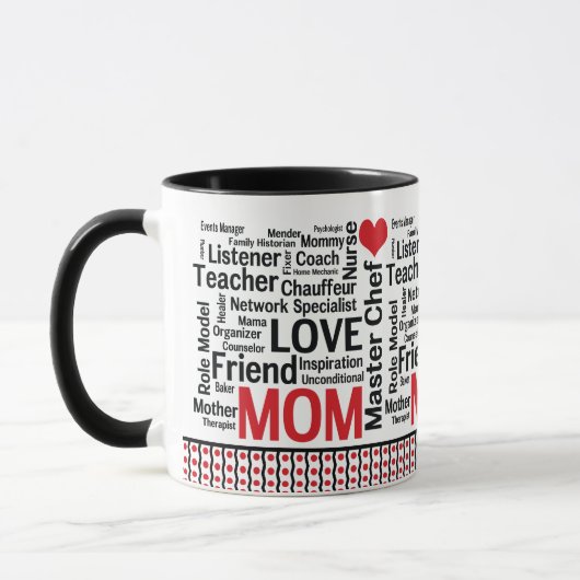 Multitalentierte Mama - Muttertag, Geburtstag Tasse (Links)