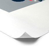 Multitasker Abstract Fluid Art - Modern Retro Poster (Ecke)